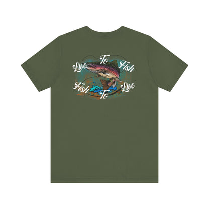 Live To Fish Bella Overtime Tee