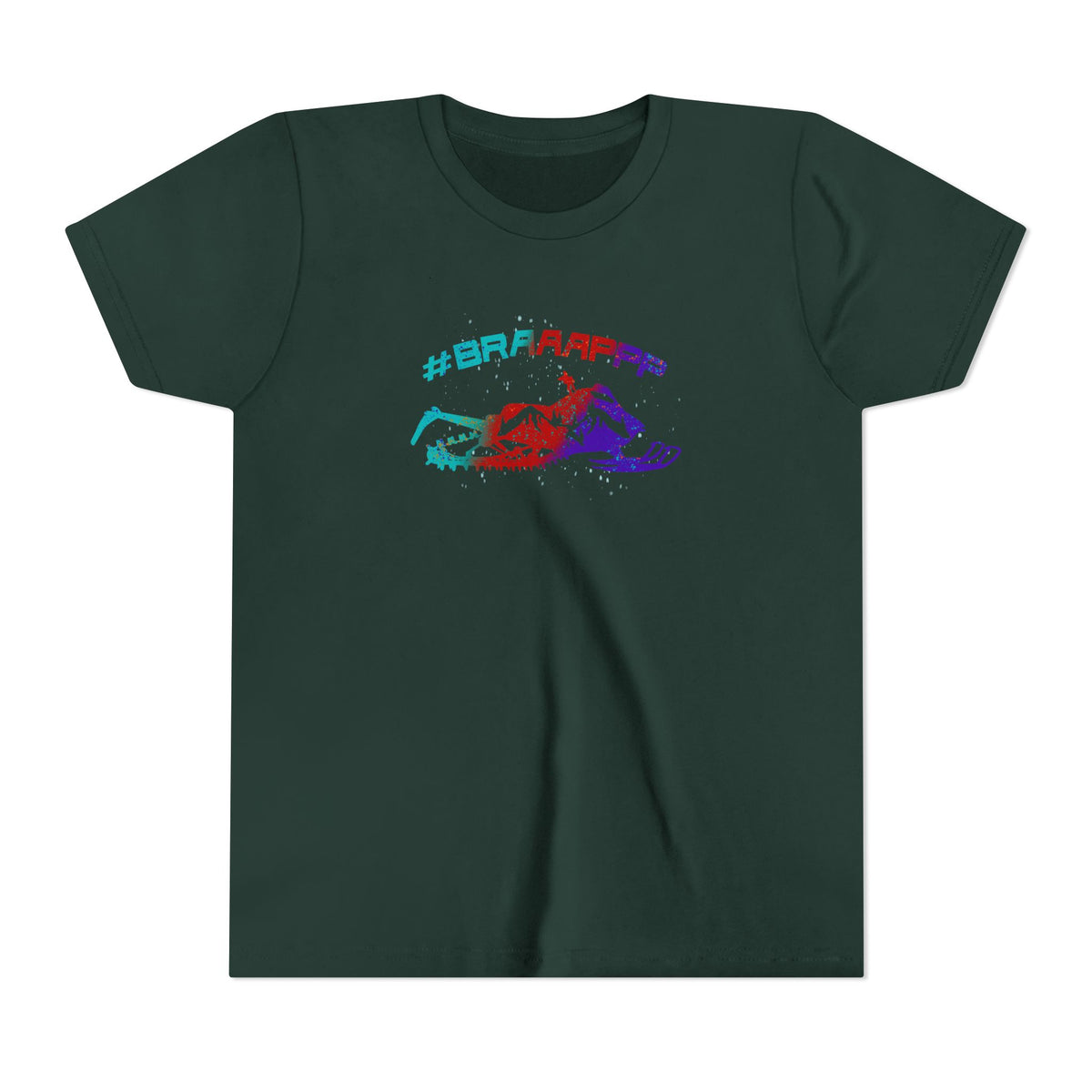 #BRAAPPPP Retro Kids Short Sleeve