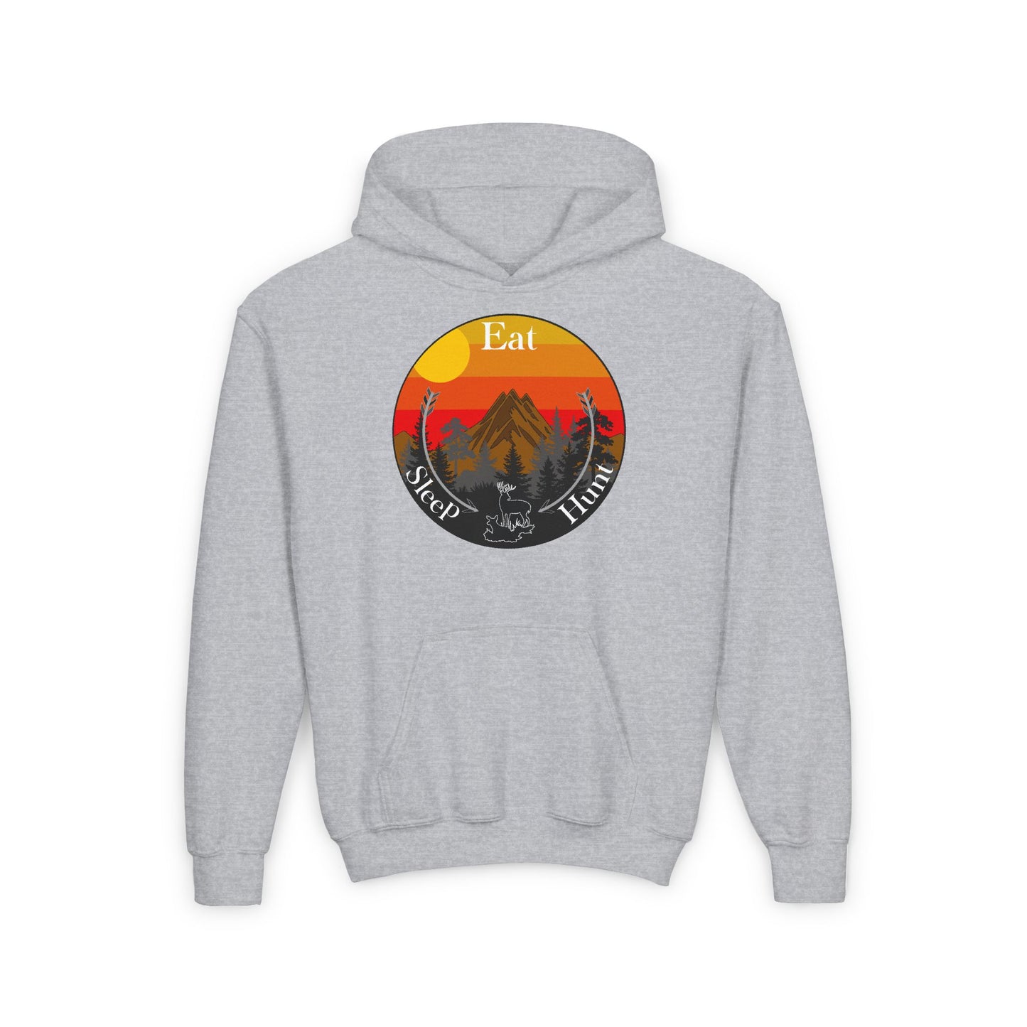 Eat Sleep Hunt Kids Hoodie