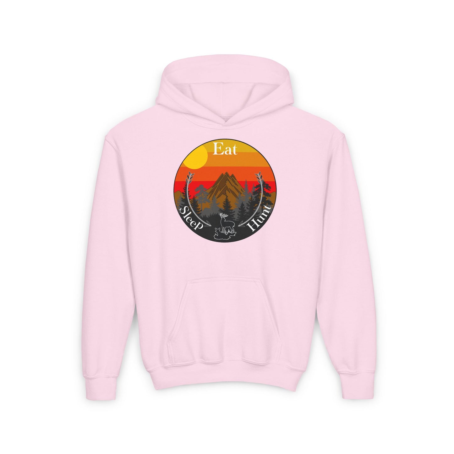 Eat Sleep Hunt Kids Hoodie