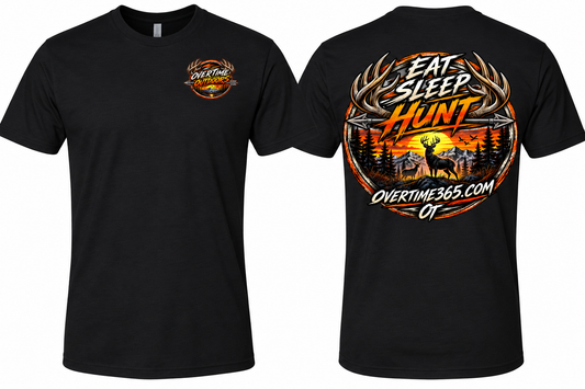 Overtime Outdoors – Eat. Sleep. Hunt. T-Shirt
