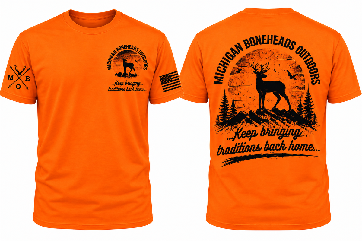 Michigan Boneheads Outdoors Tee