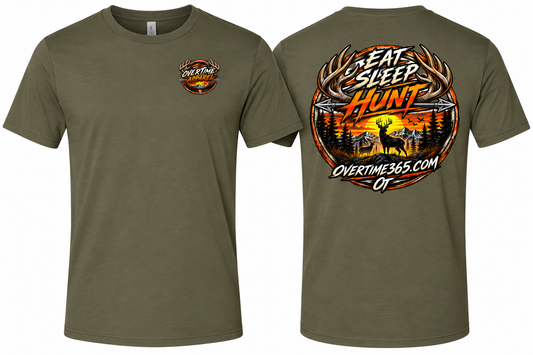 Eat Sleep Hunt Overtime Tee