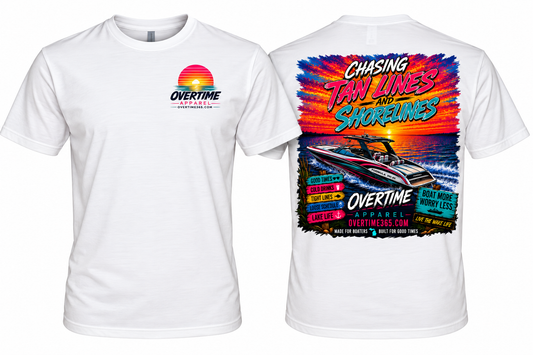 Chasing Tan Lines and Shorelines Tee Shirt