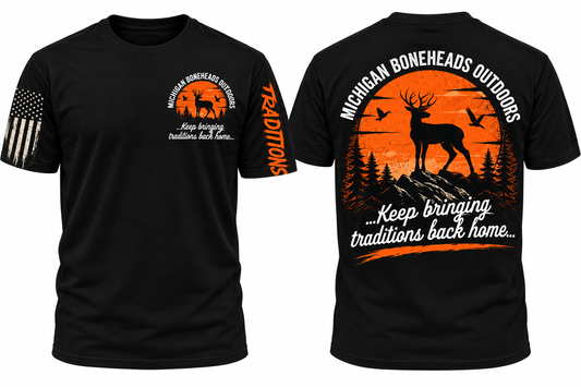 Michigan Boneheads Outdoors Tee