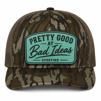 Pretty Good At Bad Ideas hats