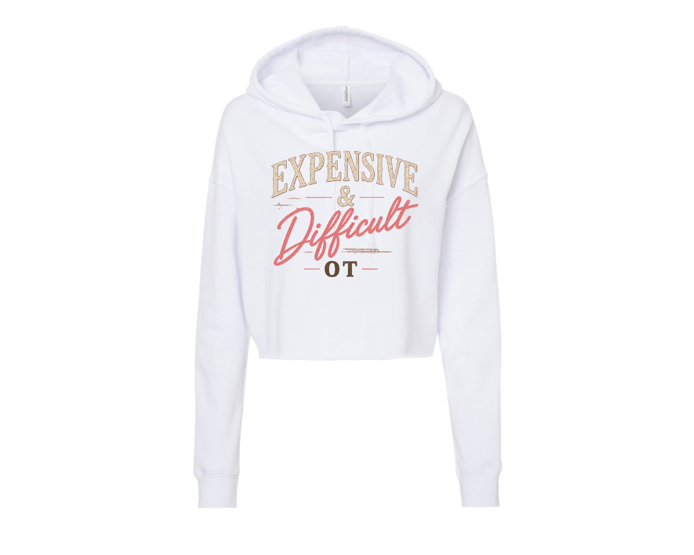 Women's Crop (Expensive and Difficult) hoodie